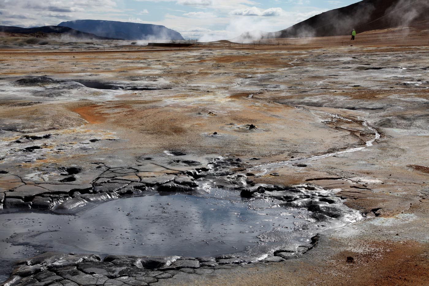 The incredible lunar landscape at Namafjall, Iceland