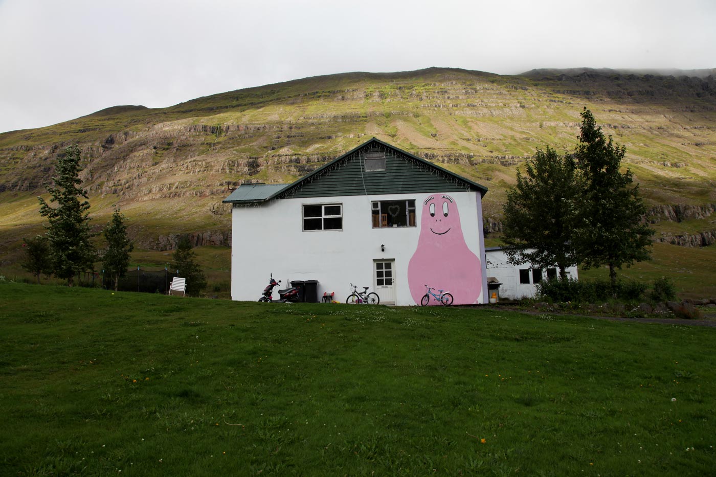 Baba Papa house at Seysdisfjordur, Iceland