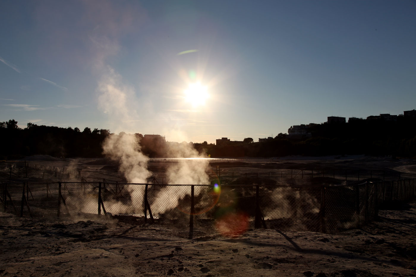 Solfatara volcano crater, Pozzuoli, Italy